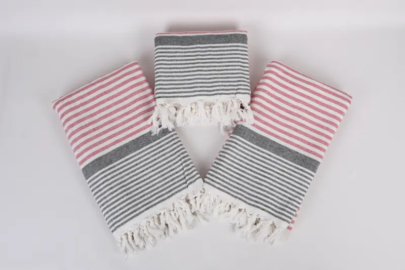 68x40 Cotton Striped Terry Towel, Bridesmaid Gifts Personalized, Personalized Bridesmaid Gift, Spa Towel, Bachelor Gifts, Holiday Towel, Soft towel - 6