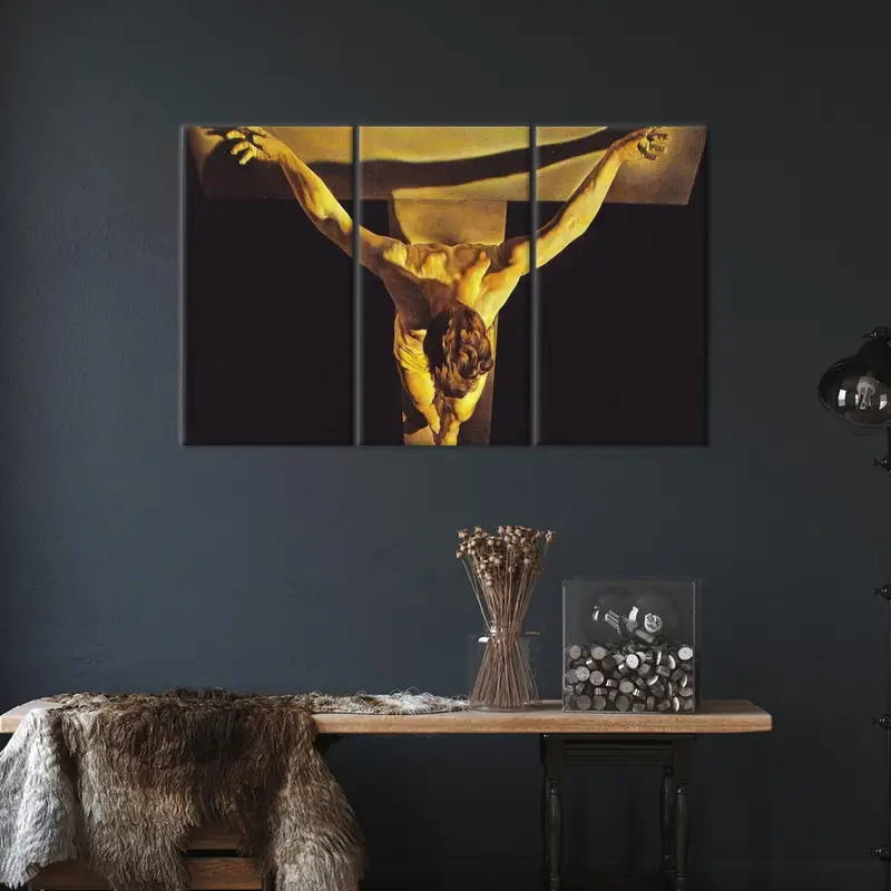 Salvador Dali's Christ of Saint John: Premium Printed Canvas Art