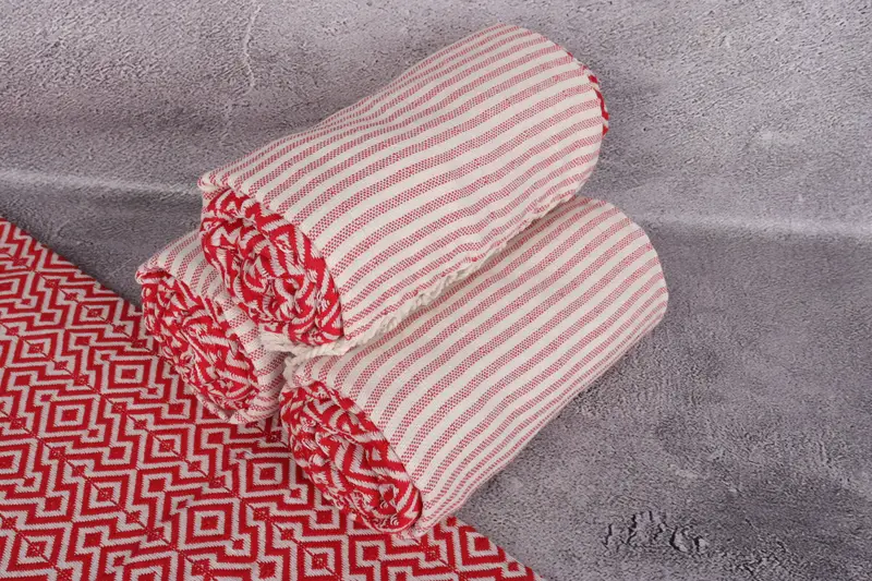 Wedding Towel, Oversized Beach Towel, Gym Towel, Thin towel, Organic towel, 76x38 Cotton Diamond Towel, Bridal Gifts, Turkish Towel USA, Scarf Towel - 7