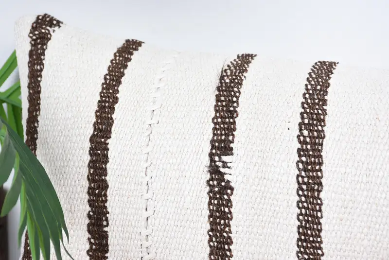 Pillow Cover, Kilim Cushion Sham, Turkish Kilim Pillow, Cotton Pillow, Chair Pillow Case, 12x36 White Pillow Sham, Vintage Kilim Pillow - 2
