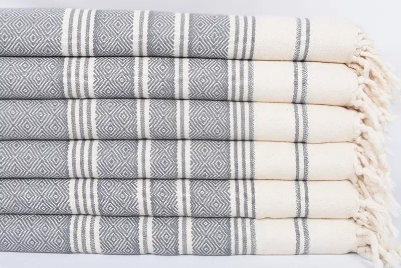 Handmade Gift, Gift For Him, 40x18 Cotton Diamond Towel, Turkish Towel Hand Towel, Monogrammed Hand Towel, Christmas Hand Towel, Monogram Hand Towel - 3