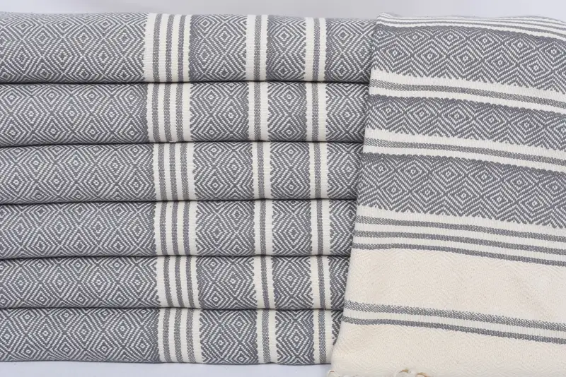 Handmade Gift, Gift For Him, 40x18 Cotton Diamond Towel, Turkish Towel Hand Towel, Monogrammed Hand Towel, Christmas Hand Towel, Monogram Hand Towel - 2