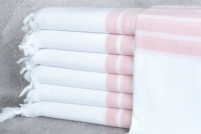 Organic Cotton Towel, Monogram Turkish Towel, 70x40 Cotton Striped Towel, Valentines Day Gift For Him, Custom Beach Towel, Personalized Wedding Gift - 1
