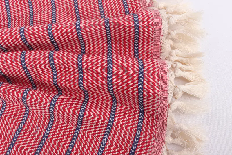 Bridesmaid Gift Towel, Handmade Gift, Guest Towel, Personalized Wedding Gift, Valentines Day Gift, 70x40 Cotton Striped Towel, Custom Wedding Towel - 8