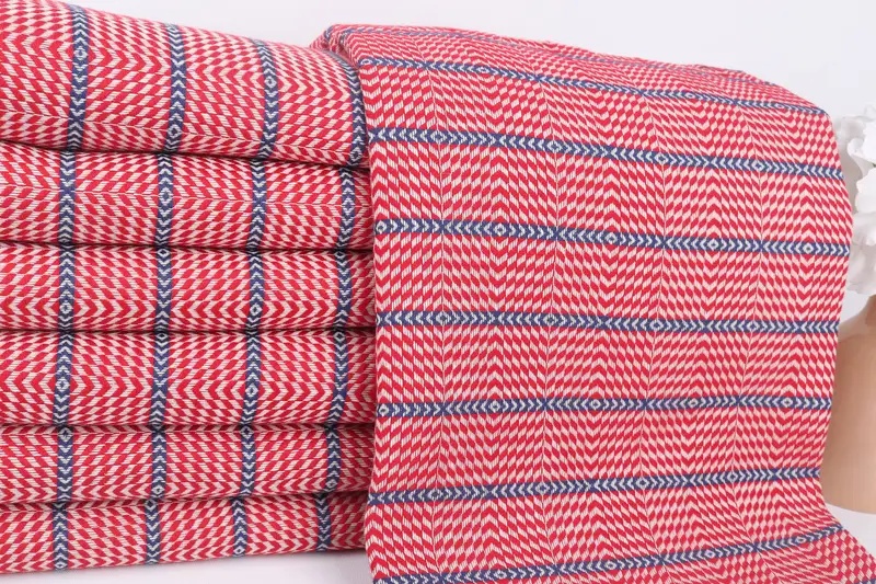 Bridesmaid Gift Towel, Handmade Gift, Guest Towel, Personalized Wedding Gift, Valentines Day Gift, 70x40 Cotton Striped Towel, Custom Wedding Towel - 2