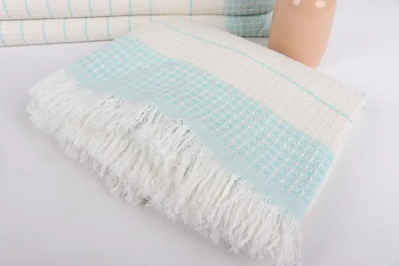 Spa Gift Towel, Wedding Gift, Valentines Day Gift, Halloween Bachelorette Party Favors, Hammam towel, 70x40 Cotton Waffle Towel, Home Decor Gifts - 5