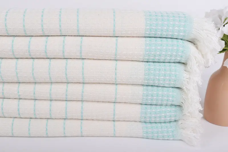 Spa Gift Towel, Wedding Gift, Valentines Day Gift, Halloween Bachelorette Party Favors, Hammam towel, 70x40 Cotton Waffle Towel, Home Decor Gifts - 3
