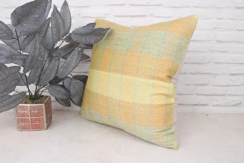 Gift Pillow, Bohemian Cushion Cushion Cover, Turkish Kilim Pillow, Kilim Cushion Sham, Pillow Cover, 20x20 Green Cushion Case, Car Pillow Cover - 4