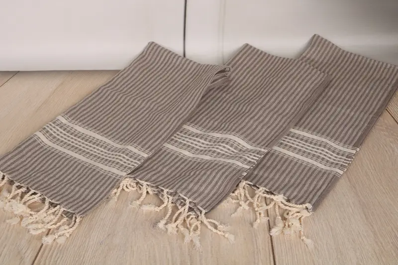 Personalized Dish Towel, Bridesmaid Proposal Gift, Personalized Hand Towel, 40x18 Cotton Striped Towel, Custom Wedding Gifts, Turkish Hand Towel - 6