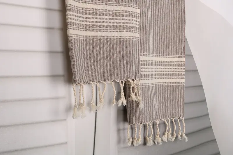 Personalized Dish Towel, Bridesmaid Proposal Gift, Personalized Hand Towel, 40x18 Cotton Striped Towel, Custom Wedding Gifts, Turkish Hand Towel - 8