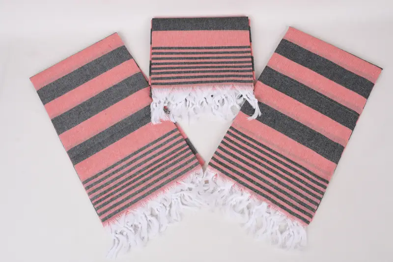 68x36 Cotton Striped Towel, Decorative Towel, Bachelorette Party Decorations, Turkish towel, Gym Towel, Sand-free towel, Peshtemal Towel, Home Gift - 6