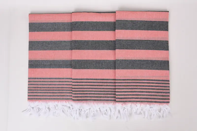 68x36 Cotton Striped Towel, Decorative Towel, Bachelorette Party Decorations, Turkish towel, Gym Towel, Sand-free towel, Peshtemal Towel, Home Gift - 7