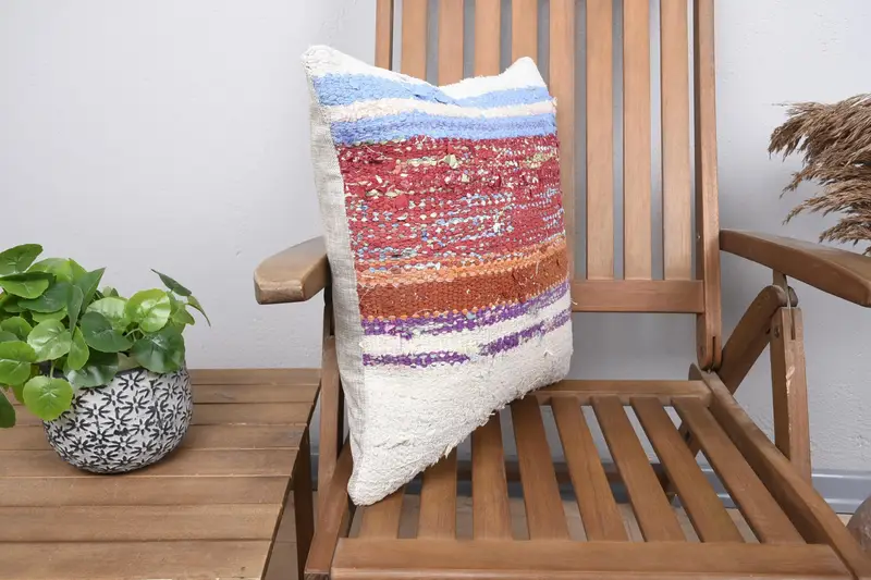 Pillow for Sofa, 18x18 Red Pillow Sham, Interior Designer Pillow, Lounge Throw Pillow Cover, Bed Cushion, Cushion Case, Antique Pillows - 2