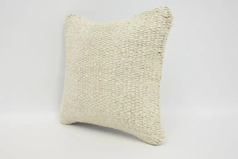 12x12 Beige Pillow, Pet Cushion Cover, Pillow Cover, Gift Pillow, Interior Designer Pillow, Outdoor Patio Cushion Case, Handmade Kilim Cushion - 4