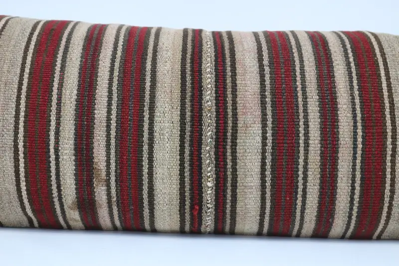 Kilim Pillow, Cushion Cover, Kilim Cushion Sham, Outdoor Patio Cushion Case, 16x48 Red Pillow Cover, Pillow for Couch, Outdoor Cushion Cover - 2