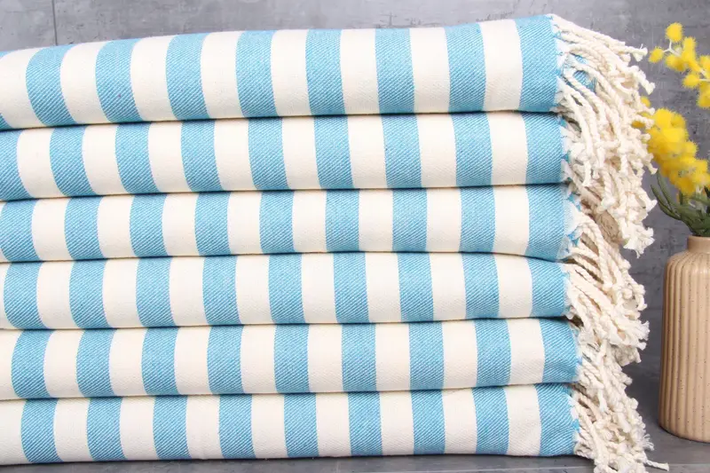 68x40 Cotton Striped Towel, Turkish Beach Towel Bulk, Gift For Boyfriend, Bachelor Bachelorette Party Favors, Peshtemal Towel, Luxury towel - 1