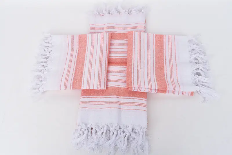 Valentines Day Gift, Bachelorette Favors Beach, Travel Towel, Bachelorette Party Gift, Embroidered Towel, 68x32 Cotton Striped Towel, Bachelor Gifts - 6