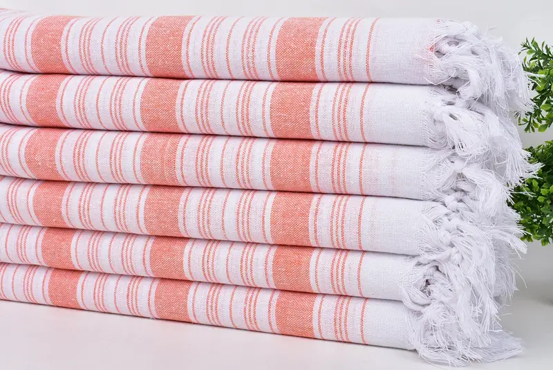 Valentines Day Gift, Bachelorette Favors Beach, Travel Towel, Bachelorette Party Gift, Embroidered Towel, 68x32 Cotton Striped Towel, Bachelor Gifts - 3