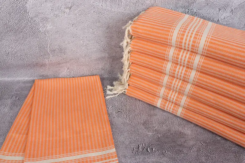 Gift For Him, Bridesmaid Gift, Kitchen Towel, House Warming Gift, 40x18 Cotton Striped Towel, Personalized Kitchen Towel, Personalized Hand Towel - 2