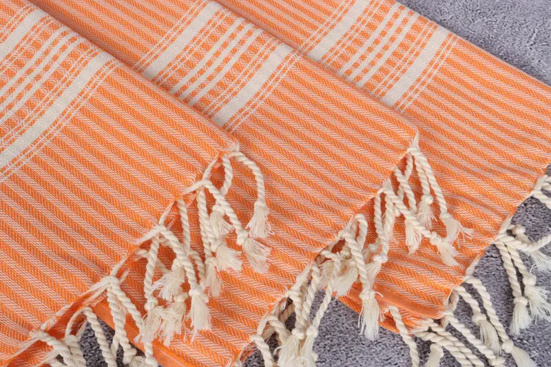 Gift For Him, Bridesmaid Gift, Kitchen Towel, House Warming Gift, 40x18 Cotton Striped Towel, Personalized Kitchen Towel, Personalized Hand Towel - 5