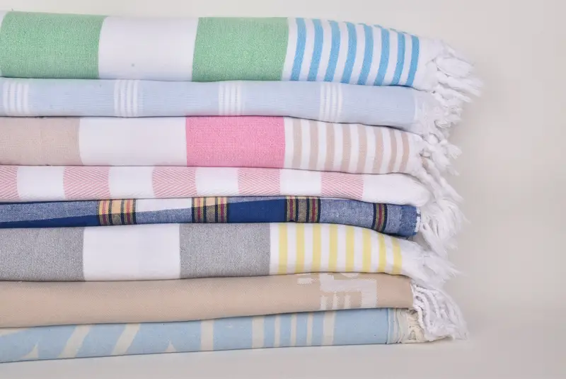 70x40 Cotton Set of 12 Towel, Cotton towel, Monogram Towels, Cute Beach Towel, Turkish beach towel, Best Friend Gift Ideas, Bachelorette Party Gifts - 1