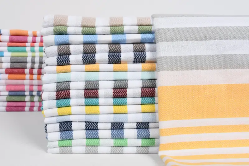 Turkish Towel Beach, Halloween Gifts, 68x36 Cotton Striped Towel, Absorbent towel, Beach Towel Personalized, Organic towel, Friends Beach Towel - 1