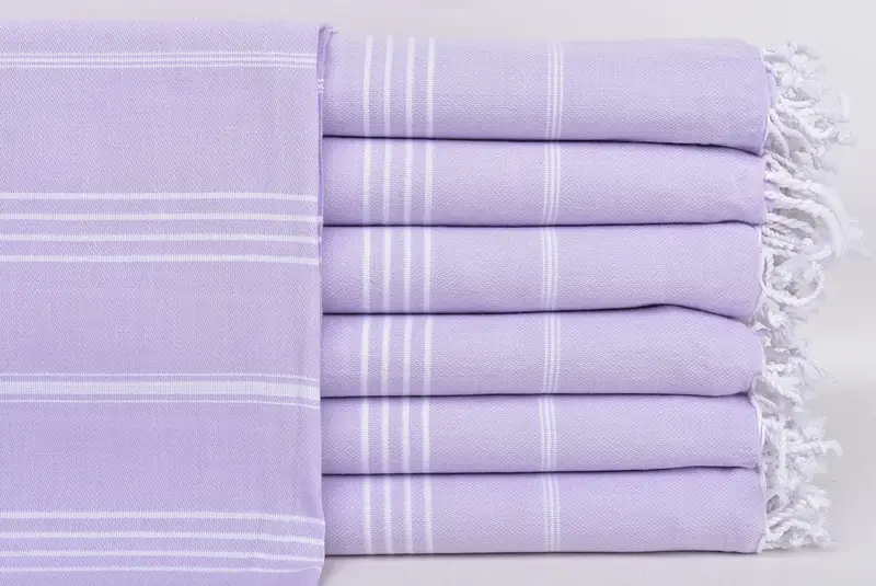 Turkish hand towel, Merry Christmas Gifts, Bachelorette Party Gift, Embroidered Towel, Extra large Turkish bath towel, 70x40 Cotton Striped Towel - 1