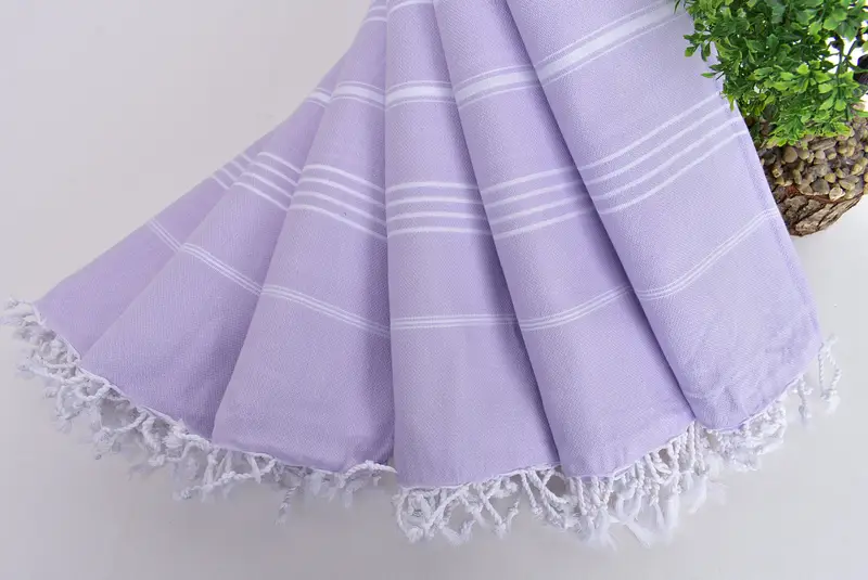 Turkish hand towel, Merry Christmas Gifts, Bachelorette Party Gift, Embroidered Towel, Extra large Turkish bath towel, 70x40 Cotton Striped Towel - 4