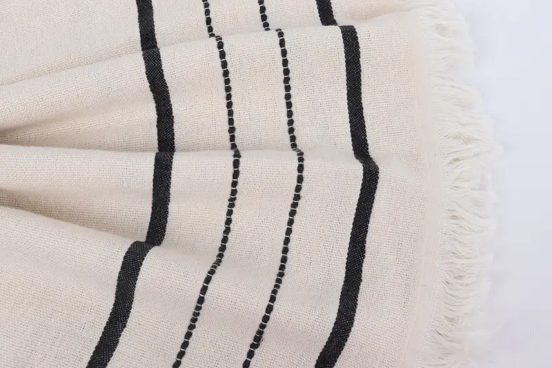 Hammam towel, Monogrammed Beach Towel, 70x40 Cotton Striped Towel, Personalized Gift For Her, Embroidered Towel, Arizona Bachelorette Party Favors - 8