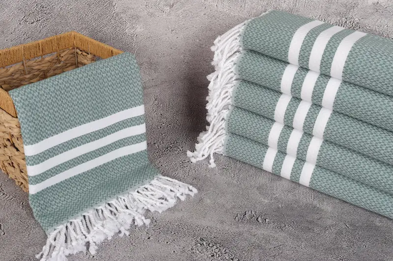 70x40 Cotton Striped Towel, Bridesmaid Towel, Bachelor Gifts, Peshtemal Towel, Personalized Wedding Gift For Couple, Bachelorette Party Favors - 3