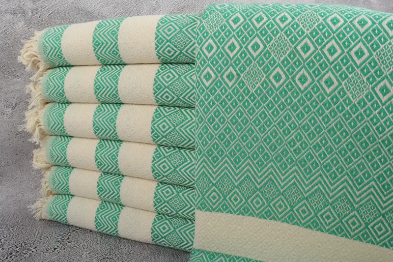 Luxury towel, 70x40 Cotton Diamond Towel, Spa Towel, Turkish towel, Turkish Bath Towel Set, Spa Gift Towel, Turkish bath towel, Bachelor Party Gifts - 1