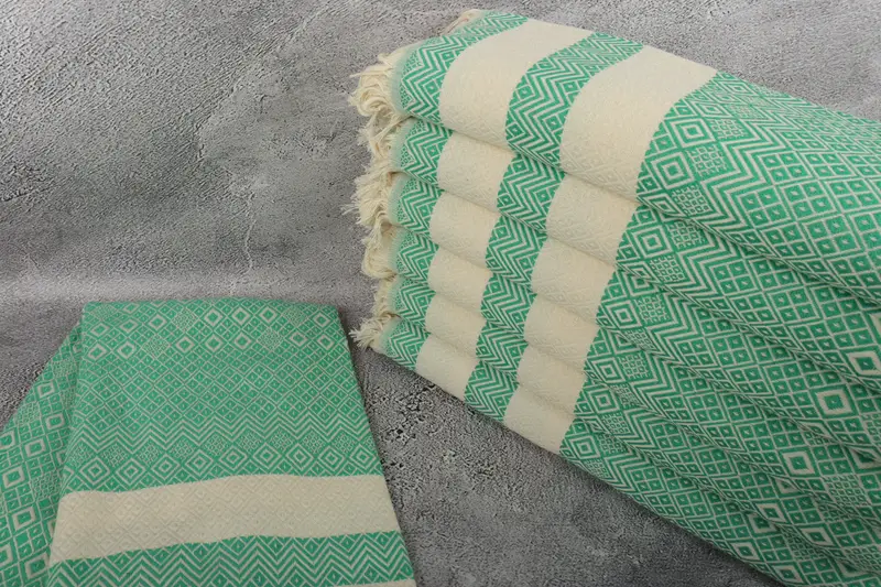 Luxury towel, 70x40 Cotton Diamond Towel, Spa Towel, Turkish towel, Turkish Bath Towel Set, Spa Gift Towel, Turkish bath towel, Bachelor Party Gifts - 2