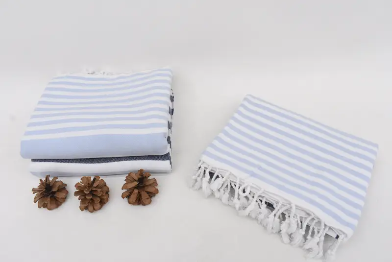 Housewarming Gift, 68x36 Cotton Striped Towel, Travel towel, Personalized Gift, Bridesmaid Proposal Gift, Organic Towel, Bridal Shower Favors - 7