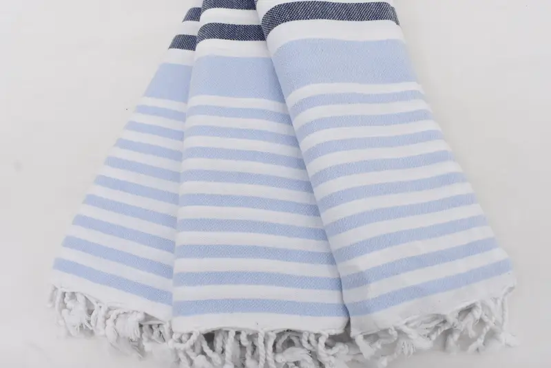 Housewarming Gift, 68x36 Cotton Striped Towel, Travel towel, Personalized Gift, Bridesmaid Proposal Gift, Organic Towel, Bridal Shower Favors - 3
