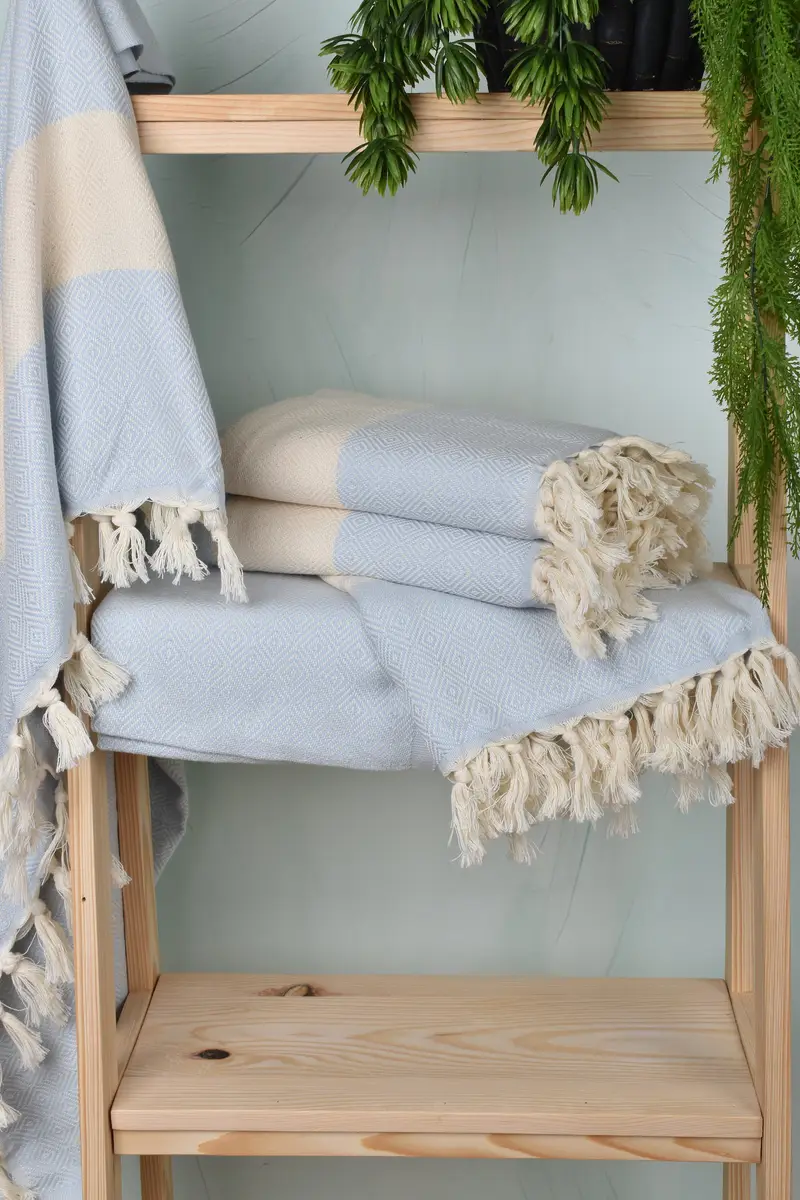 Gift For Her, Personalized Gift, Sand-free towel, Unique Turkish towel with custom embroidery USA, Home Decor Towel, Wedding Hand Made Gift - 6