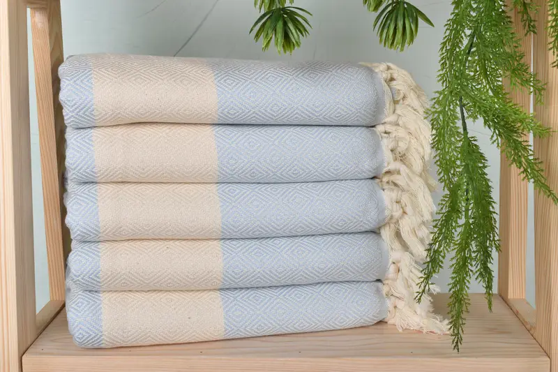 Gift For Her, Personalized Gift, Sand-free towel, Unique Turkish towel with custom embroidery USA, Home Decor Towel, Wedding Hand Made Gift - 2