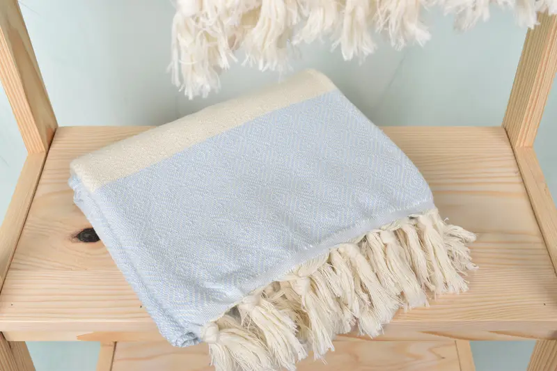 Gift For Her, Personalized Gift, Sand-free towel, Unique Turkish towel with custom embroidery USA, Home Decor Towel, Wedding Hand Made Gift - 5