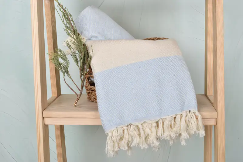 Gift For Her, Personalized Gift, Sand-free towel, Unique Turkish towel with custom embroidery USA, Home Decor Towel, Wedding Hand Made Gift - 4