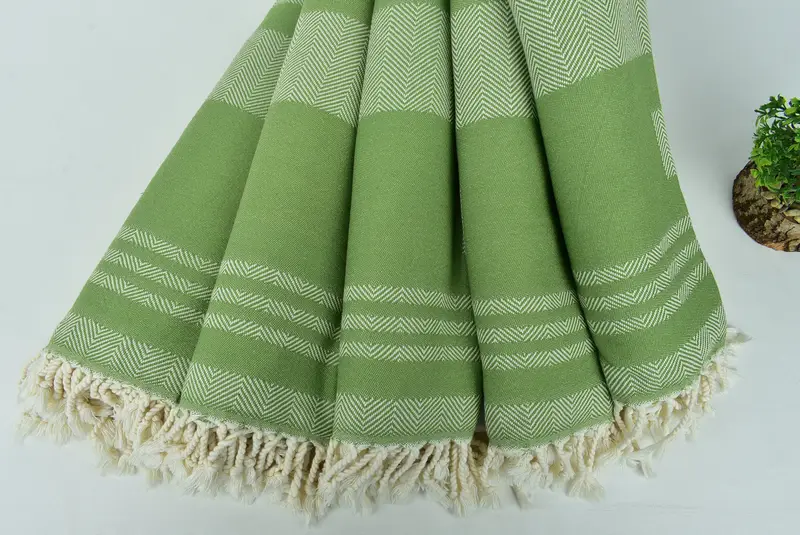 Summer Gift, Spa Towel, Wedding Shower Gift, Soft organic Turkish peshtemal for luxury spa use, Gift For Him, Bath towel, 68x38 Cotton Chevron Towel - 5