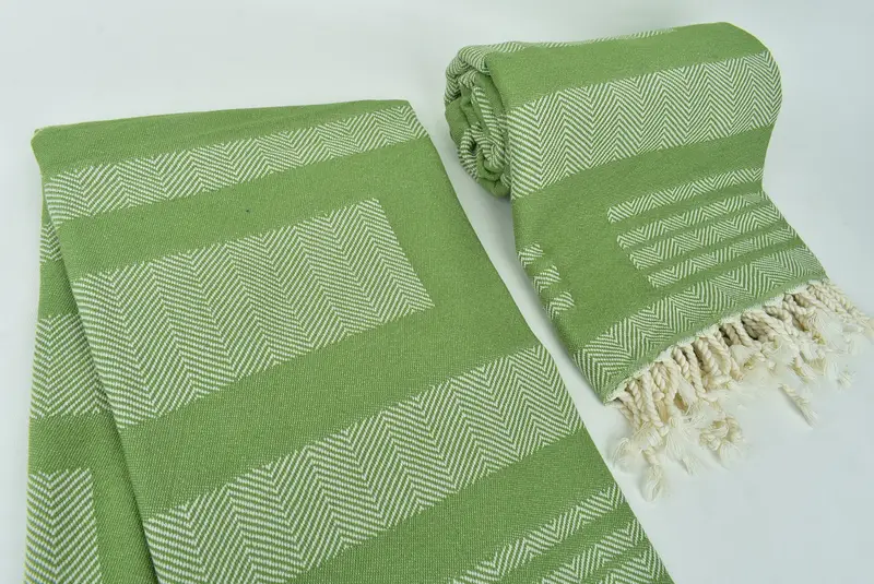 Summer Gift, Spa Towel, Wedding Shower Gift, Soft organic Turkish peshtemal for luxury spa use, Gift For Him, Bath towel, 68x38 Cotton Chevron Towel - 8