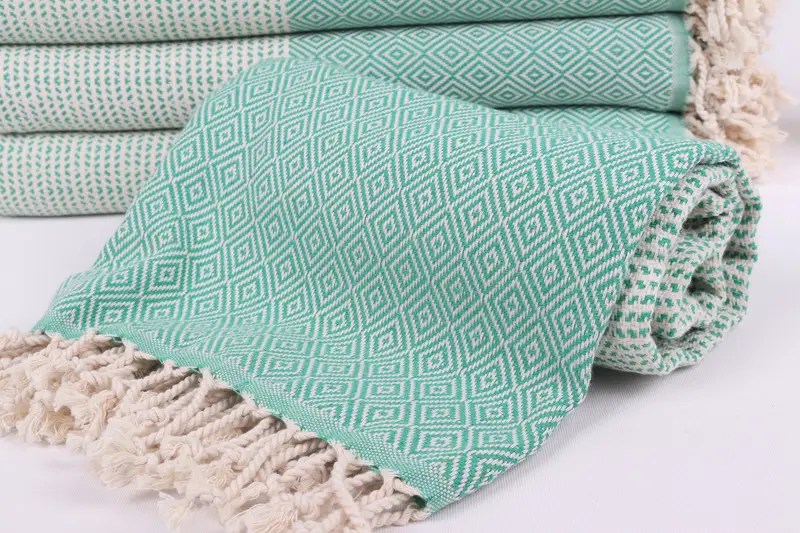 Custom Name Towel, Personalized Gifts, Large Turkish Towel, Engagement Gift, Thin towel, 70x40 Cotton Chevron Towel, Handmade Turkish hammam towel - 4