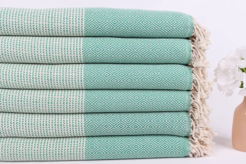Custom Name Towel, Personalized Gifts, Large Turkish Towel, Engagement Gift, Thin towel, 70x40 Cotton Chevron Towel, Handmade Turkish hammam towel - 3