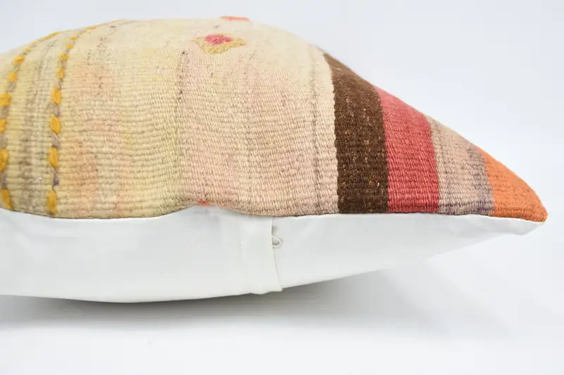 Seat Cushion, 20x28 Beige Pillow Case, Interior Designer Pillow, Cushion Case, Garden Pillow Cover, Home Decor Pillow, Pillow for Sofa - 5