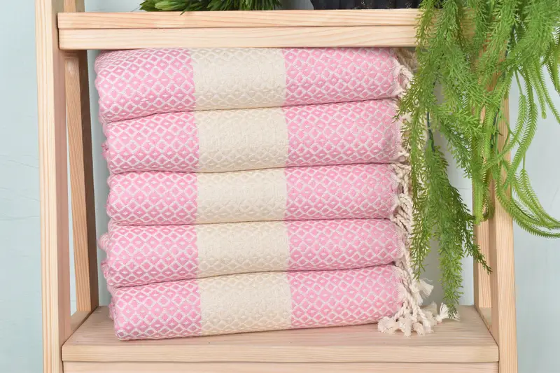 Gift For Him, 70x40 Cotton Geometric Towel, Personalized Bridesmaid Gift, Bridesmaid Gifts, Monogram Towels, Bridal Shower Favor, Bulk Order Towel - 2