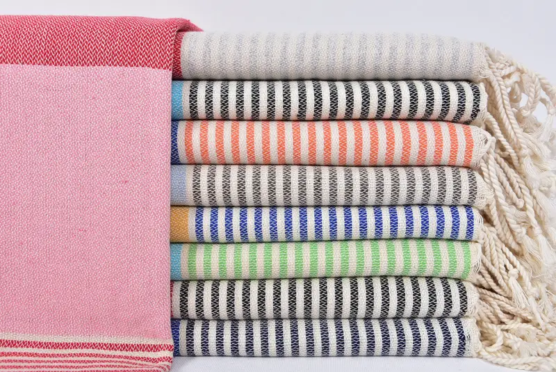 68x40 Cotton Striped Towel, Xmas Gifts, Beach Towel Monogram, Sand-free peshtemal towel for the beach, Turkish towel, Summer Gift, Personalized Gift - 1