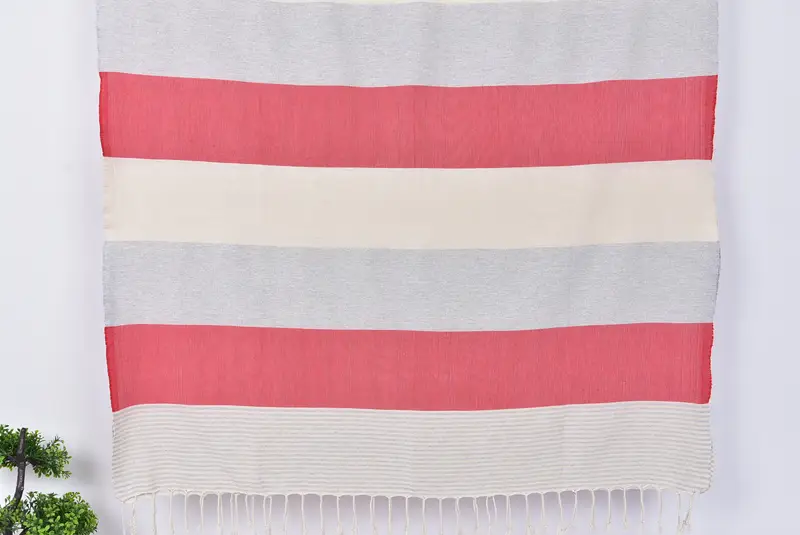68x40 Cotton Striped Towel, Xmas Gifts, Beach Towel Monogram, Sand-free peshtemal towel for the beach, Turkish towel, Summer Gift, Personalized Gift - 7