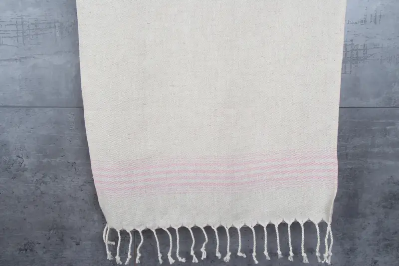 36x18 Linen Striped Towel, Summer Gift, Kitchen Towel, Wedding Hand Made Gift, Bridesmaid Gift, Turkish Tea Towel, Wedding Gift, Christmas Favors - 8
