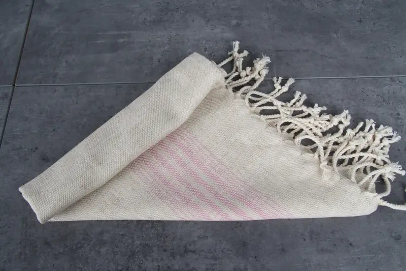 36x18 Linen Striped Towel, Summer Gift, Kitchen Towel, Wedding Hand Made Gift, Bridesmaid Gift, Turkish Tea Towel, Wedding Gift, Christmas Favors - 7