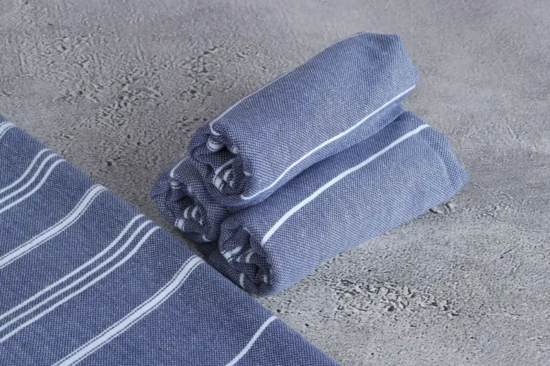 Turkish Tea Towel, Spa Towel, Hand Size Towels, Turkish Towel Hand Towel, Personalized Kitchen Towel, Bridal Shower Gift, 40x24 Cotton Striped Towel - 8