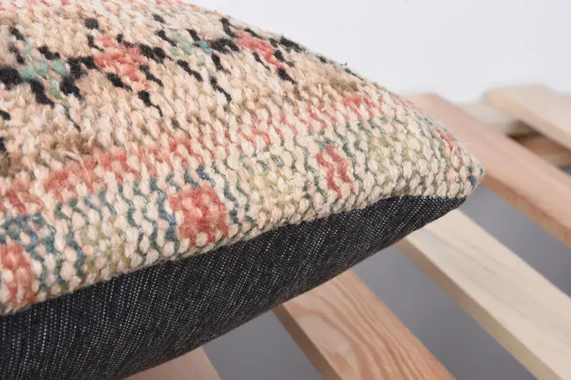 Knitted Cushion Case, Gift Pillow, Pet Pillow, Kilim Cushion Sham, Turkish Pillow, 12x24 Orange Cushion Case, Traditional Cushion, Pillow Case - 7